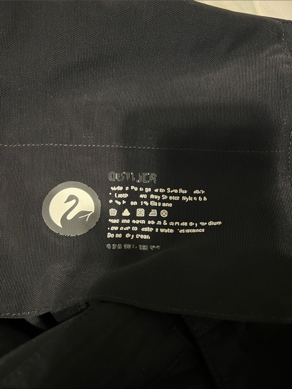 Men's Black Dress Pants - Classic Straight Fit - Picture 3 of 3